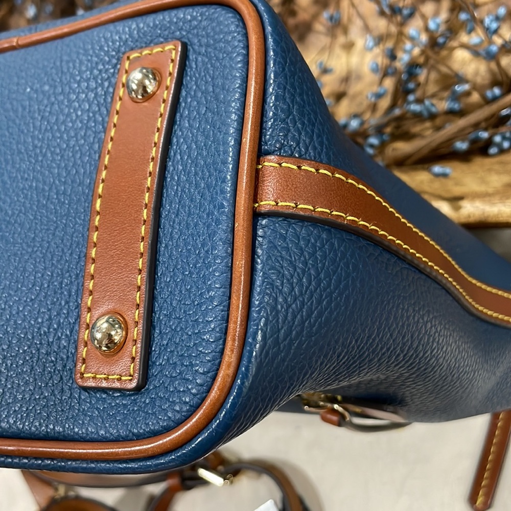 Dooney & Bourke Zip Satchel AWL Blue - Picture 8 of 11